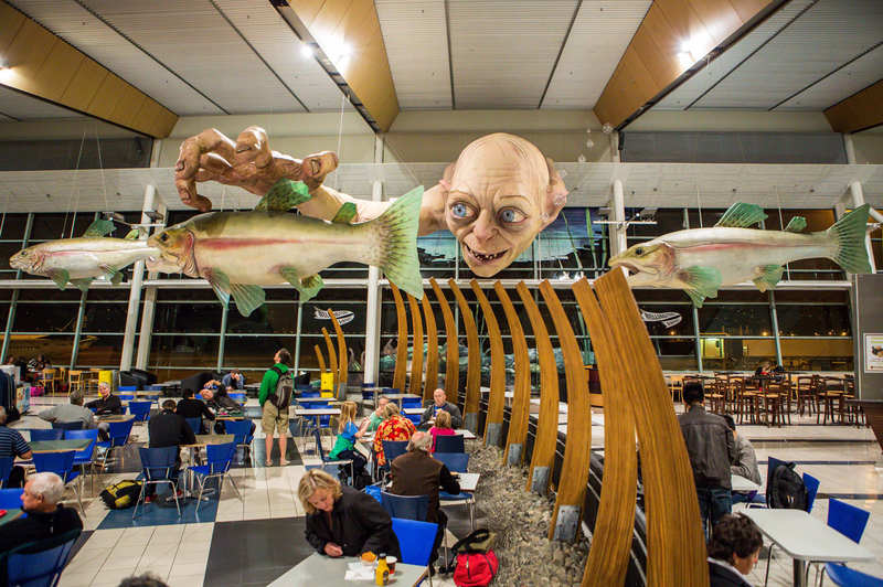Illustration for article titled Is there any scrap of New Zealand left not plastered with Hobbit advertising?